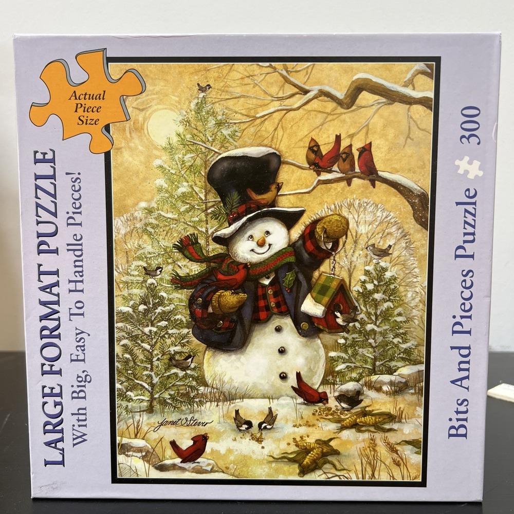 Bits and Pieces - 300 Large Piece‎ Jigsaw Puzzle - Winter Friends Complete